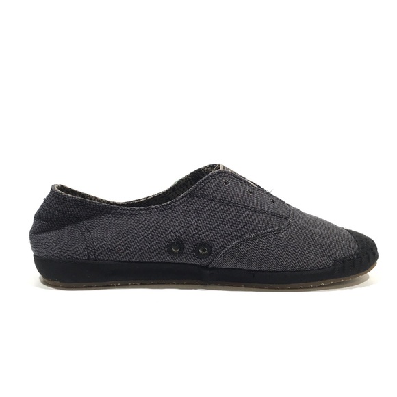 SANUK RUNAROUND LACELESS SIDEWALK SNEAKER -CHARCOAL -WOMEN US 5 /YOUTH US 3 -NEW - Picture 3 of 10